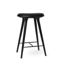 Billede af Mater High Stool H: 69 cm - Sortlakeret Eg