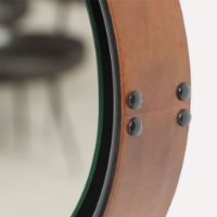 Billede af Mater Sophie Spejl Small Ø: 42 cm - Black OUTLET