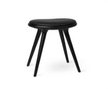 Billede af Mater Low Stool H: 47 cm - Sortlakeret Bøg