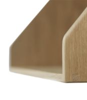 Billede af FDB Møbler B5 Børge Mogensen hylde 40 x 21 cm - Eg Massiv / Mat Lak