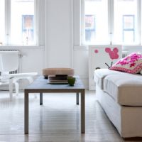 Billede af Rübner Sofabord 154x44x45 cm - Skiffer/Stål