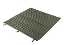 Billede af HAY Palissade Dining Bench Quilted Cushion 107,5x104,5 cm  - Olive 