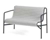 Billede af HAY Palissade Dining Bench Quilted Cushion 107,5x104,5 cm - Sky Grey