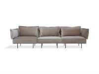 Billede af HANDVÄRK FURNITURE Modular 3 Pers. Sofa L: 296 cm - Velvet Sand