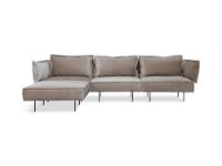 Billede af HANDVÄRK FURNITURE Modular 3 Pers. Sofa m. Chaiselong L: 296 cm - Velvet Sand