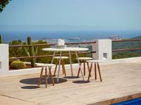 Billede af Cane-line Outdoor Area Spisebord Ø: 110 cm - White