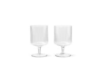 Billede af Ferm Living Ripple Vin Glas 2 stk Ø: 7,5 cm - Klar
