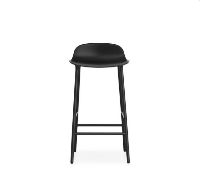 Billede af Normann Copenhagen Form Barstol SH: 75cm - Sort/Stål