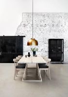 Billede af Skovby SM452 Vitrineskab 100x162 cm - Sortlakeret Eg