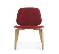 Billede af Normann Copenhagen Lounge Chair Frontpolster - Eg - Synergy