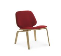 Billede af Normann Copenhagen Lounge Chair Frontpolster - Eg - Synergy