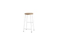 Billede af HAY Cornet Bar Stool Low H: 65 cm - Cream White / Oiled Oak