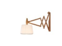 Billede af Le Klint 223 - 120 Saxlampe til væg - Lys Eg / Standardskærm