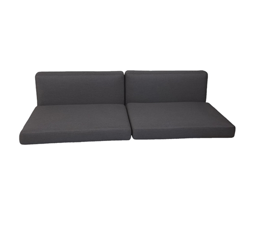 Billede af Cane-line Outdoor Chester 3-pers. loungesofa hyndesæt - Black 