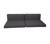 Billede af Cane-line Outdoor Chester 3-pers. loungesofa hyndesæt - Black 