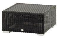 Billede af Cane-line Outdoor Chester Fodskammel 76x76 cm - Graphite