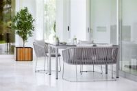 Billede af Cane-line Outdoor Moments bænk - Grey 