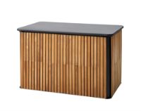 Billede af Cane-line Outdoor Combine Hyndeboks Lille - Teak/Lava Grey
