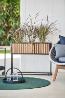 Billede af Cane-line Outdoor Combine Plantekasse 83x28 cm - Teak/Lava Grey