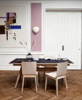 Billede af Skovby SM807 Spisebordsstol H: 82 cm - Hvidolieret Eg