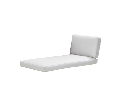 Billede af Cane-line Outdoor Connect Hyndesæt til Chaiseloungemodul - White 