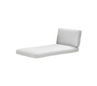 Billede af Cane-line Outdoor Connect Hyndesæt til Chaiseloungemodul - White 