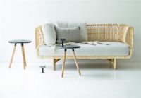 Billede af Cane-line Outdoor Area Taburet H: 46,5 cm - Teak/Lava Grey