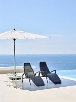 Billede af Cane-line Outdoor Sunrise Liggestol Stablebar SH: 39 cm - Graphite 