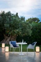 Billede af Cane-line Outdoor Stripe Pyntepude 50x50cm - Multi Blue