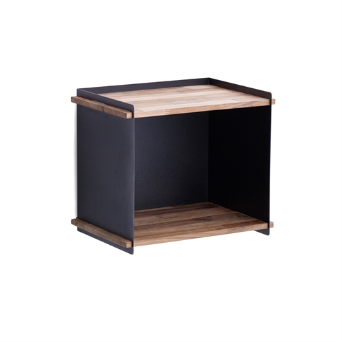 Billede af Cane-line Outdoor Box Wall H: 25,5 cm - Teak/Lava Grey