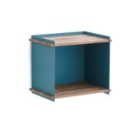 Billede af Cane-line Outdoor Box Wall H: 25,5 cm - Teak/Aqua