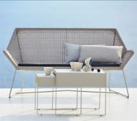 Billede af Cane-line Outdoor Breeze 2 Pers. Loungesofa L: 154 cm - Light Grey