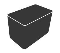 Billede af Cane-line Outdoor Cover 14 Til Daybed & Mega 2 Pers. Sofa 180x112 cm - Black