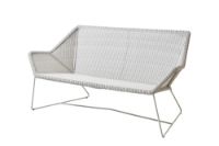 Billede af Cane-line Outdoor Breeze 2 Pers. Loungesofa L: 154 cm - White Grey