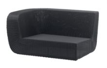 Billede af Cane-line Outdoor Savannah 2pers sofa højre modul - Black