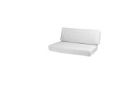 Billede af Cane-line Outdoor Savannah 2pers sofa venstre modul, hyndesæt - White