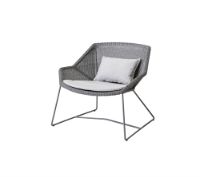Billede af Cane-line Outdoor hyndesæt til Breeze loungestol - Light Grey