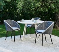 Billede af Cane-line Outdoor Peacock hynde til Stol - Light Grey