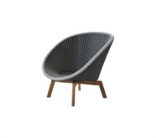 Billede af Cane-line Outdoor Peacock Loungestol - Teak/Grey
