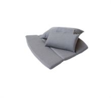 Billede af Cane-line Outdoor Breeze Highback stol hyndesæt - Grey