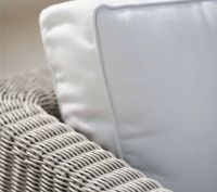 Billede af Cane-line Outdoor Connect Hjørnemodul inkl. Hyndesæt SH: 30 cm - Taupe/Hvid