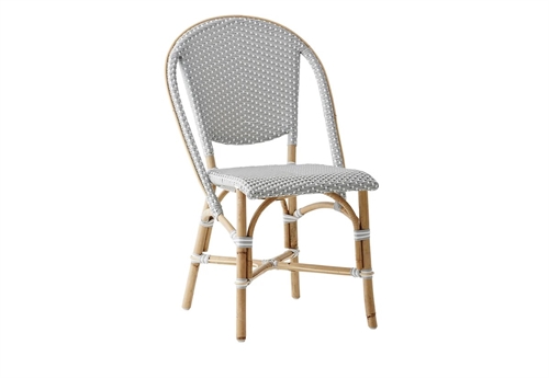 Billede af Sika-Design Sofie Caféstol SH: 45 cm - Grey w. White Dot