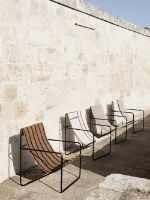 Billede af Ferm Living Desert Lounge Chair 63x77,5 cm - Black/Soil 