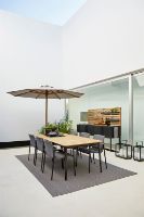 Billede af Cane-line Outdoor Core spisebord, 210x100 - Lava Grey