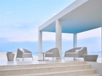 Billede af Cane-line Outdoor Kingston 2pers loungesofa - White Grey