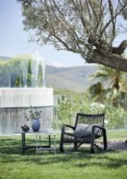 Billede af Cane-line Outdoor Curve Loungestol SH: 69 cm - Lava Grey/Graphite