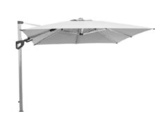 Billede af Cane-line Outdoor Hyde Luxe Tilt Parasol 300x300 cm - Dusty White