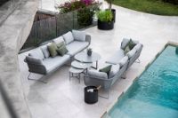 Billede af Cane-line Outdoor Horizon 2 Pers. Sofa Modul Venstre - Light Grey