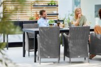 Billede af Cane-line Outdoor Hampsted Stol SH: 46 cm - Light Grey