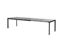 Billede af Cane-line Outdoor Drop Spisebord m. Udtræk 200x100 cm - Lava Grey/Fossil Black Keramik
